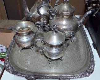 Vintage Silver plate tea set