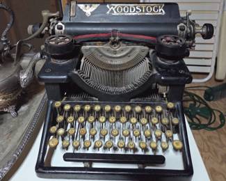 Antique Woodstock Typewriter 