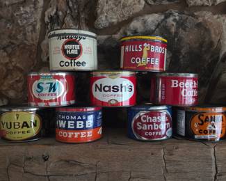 Vintage Coffee Cans