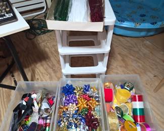3 draw caddy with Ribbons & Bows and more
