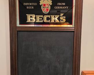 Beer advertisement Mirror Chalk board