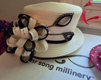 Beautiful Mr. Song Millenry Hat from Detroit and now out of Business