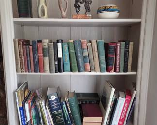 Vintage Books and Sculptures