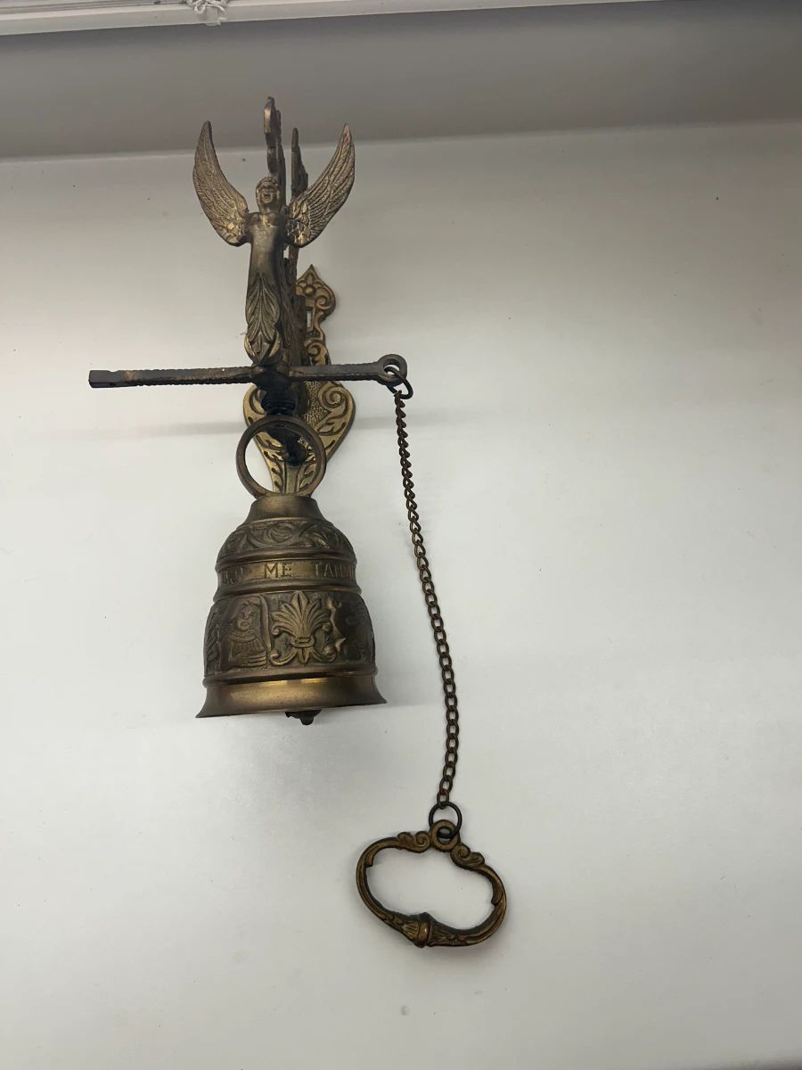 Solid Brass Large Monastery Bell.  Excellent Condition