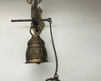 Solid Brass Large Monastery Bell.  Excellent Condition