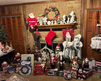 Did someone say "I collect Christmas and Santas"
