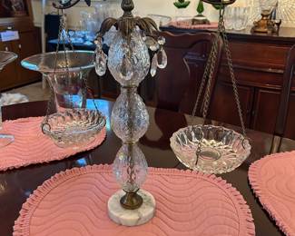 Crystal Scales of Justice. Vintage made in Romania.