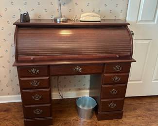 Roll top desk.