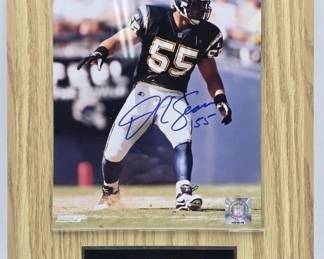 Junior seau signed plaque