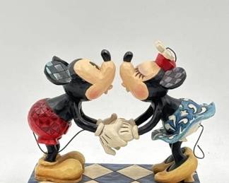 disney mickey and minnie mouse figurine