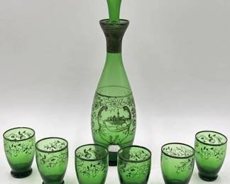 Murano decanter set