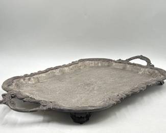 Antique Silver FB Rogers serving tray