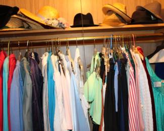 Lots of hats and clothing