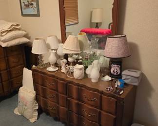 Mid Century bedroom furniture (before we uncovered it)
