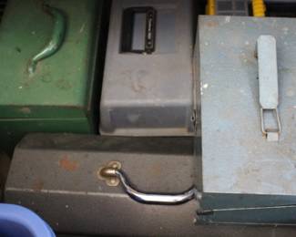 Tool boxes with contents