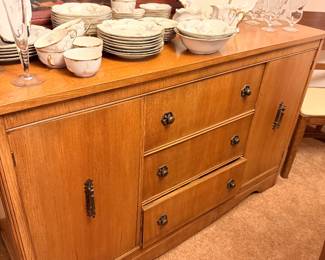 MCM buffet table 