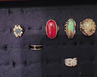 Sterling & Costume Rings
