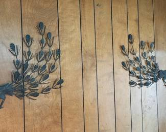 Vintage Peacock Wall Decor