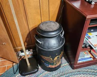 Bicentennial Decorated Milk Can