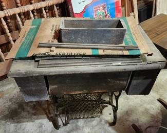 Antique Sewing Machines & Sewing Machine Base Tables