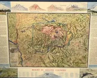 Mt St Hellens Map