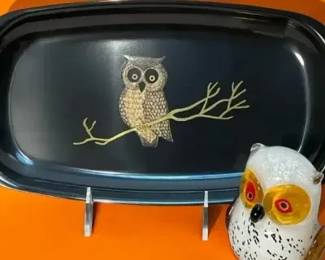 MCM Owl Tray