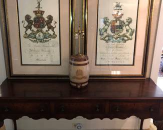 Pair of Heraldic prints