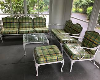 Vintage sunroom, furniture