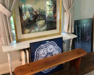 Handmade bench 