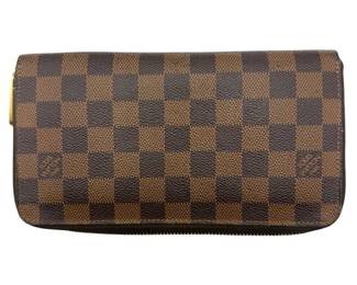Louis Vuitton Damier Ebene Zippy Organizer Wallet