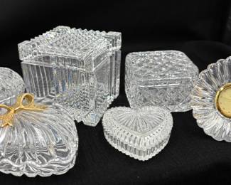 Crystal Trinket Boxes