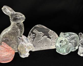 and glass bunnies