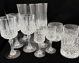 Cristal D'Arques Longchamp Crystal Glasses