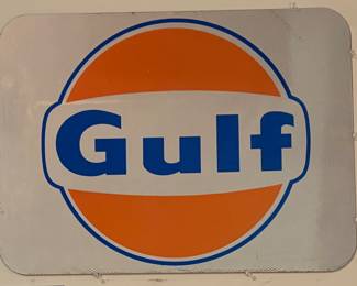 Gulf Oil  Collection Including  Advertising Pieces, Framed Promotional Prints, Service Station Imagery, Vintage  Employee Promotional Items 