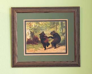 “Dancing Bears” Print by  William Holbrook Beard