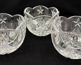 Mikasa Stardust Crystal Bowls