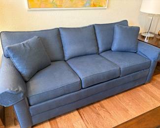 Ethan Allen Bennett Roll-Arm Three Seat Sofa