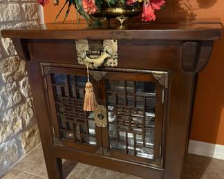 Korean Traditional Rice Chest/ Media Cabinet Conversion 