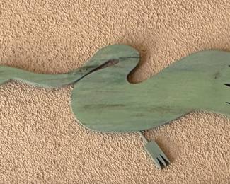 Contemporary Folk Art Flying Bird 