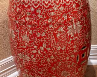 Chinese Ceramic Round Garden Stool