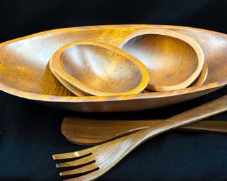Wooden Salad Bowl Sets
