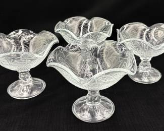 Vintage Glass Dessert/ Sherbet Compotes 