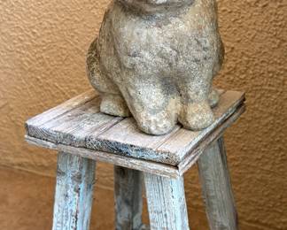 Bunny on a Stool