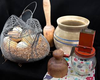 Vintage Kitchen Utensils and Decor
