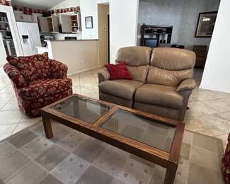 Coffee Table & Recliners