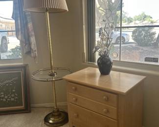 Lamp & small Dresser