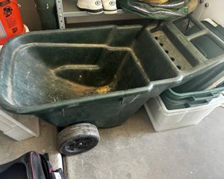 Heavy duty lawn cart