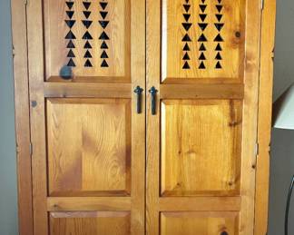 Southwestern pine cabinet