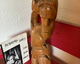Patrocinio Barela carving