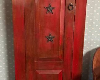 Southwestern red cabinet